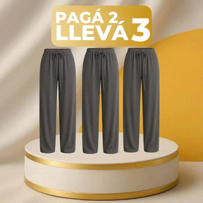 [¡Pagá 2 y Llevá 3!] Pantalón Femenino Vick de Algodón Peruano y Seda Fría