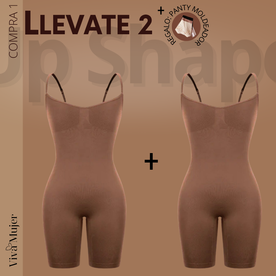 [Llevá 2, Pagá 1] Body Moldeador Up Shaper + Regalo Culotte Modelador